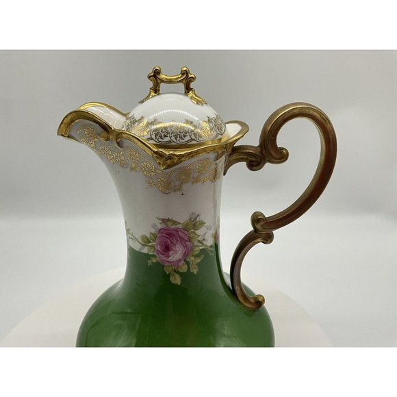 Imperial Crown China Chocolate Pot, Hand Painted, Vienna Austria - Picture 3 of 16